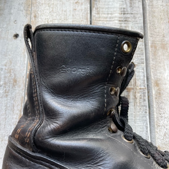 Mens Vibram GEORGIA Logger leather lace up Boots  NO SIZE Georgia Boot main image 7